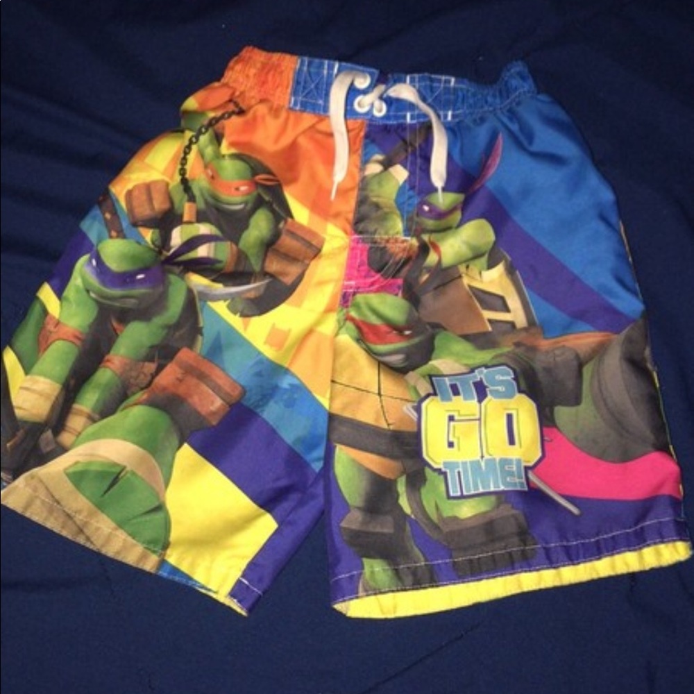 Boys Ninja Turtles Bathing Suit Size 5/6